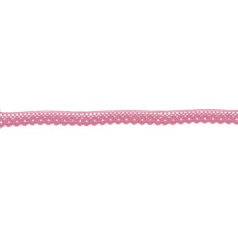 43476 PUNTILLA NYLON FRAMBUESA 10 MM. POLIAMIDA 100% MAQUILLAJE Venta en piezas de 50.00 M