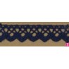 58192 PUNTILLA BOLILLO AMAYA 10 MM. ALGODON 100% MARINO Venta en piezas de 25.00 M