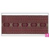 606033-30-05 CINTA JACQUARD CLEO 30 MM. POLIESTER 100% GRANATE/DORADO Venta en piezas de 10.00 M