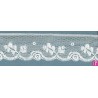 64351 PUNTILLA VALENCIE KANU 40 MM. ALGODON 92%-POLIAMIDA 8% BLANCO Venta en piezas de 20.00 M