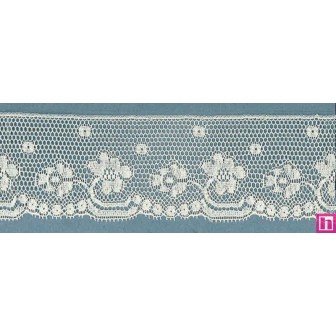 64366 PUNTILLA VALENCIE KAMAL 45 MM. ALGODON 92%-POLIAMIDA 8% BEIG Venta en piezas de 20.00 M