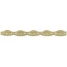 654714-100 REMATE GUIPUR FANTASIA MAXWELL 15 MM. POLIESTER 100% DORADO Venta en piezas de 9.10 M