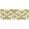 654716-100 PUNTILLA GUIPUR FANTASIA ISIS 60 MM. POLIESTER 100% DORADO Venta en piezas de 9.10 M