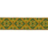 655332-100-8 UIARA TAPACOSTURAS FANTASIA 100 MM ACRILICO 100% AMARILLO/VERDE Venta en piezas de 7.00 M