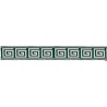 655364-13 CINTA JACQUARD TAFAR 25 MM. POLIESTER 100% VERDE Venta en piezas de 7.00 M