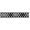 655379-101 CINTA JACQUARD RAYAN 33 MM. POLIESTER 100% NEGRO/PLATA Venta en piezas de 7.00 M