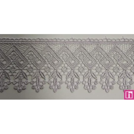 67092 PUNTILLA GUIPUR NOAHT 80 MM. POLIESTER 100% BLANCO Venta en piezas de 24.30 M