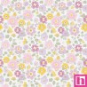67185 TEJIDO ESTAMPADO LIBERTY JOSEFITA (01) 1.40 M. 110 GR/M2. ALGODON 100% BLANCO/ROSA Venta en piezas de 10.00 M