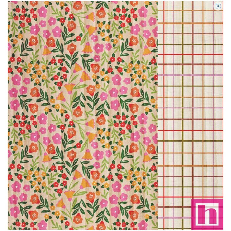 67260 ACOLCHADO ESTAMPADO AIMAR (01) 144 CM. 310 GR/M2. ALGODON 100% ROSA/CREMA Venta en piezas de 5.00 M
