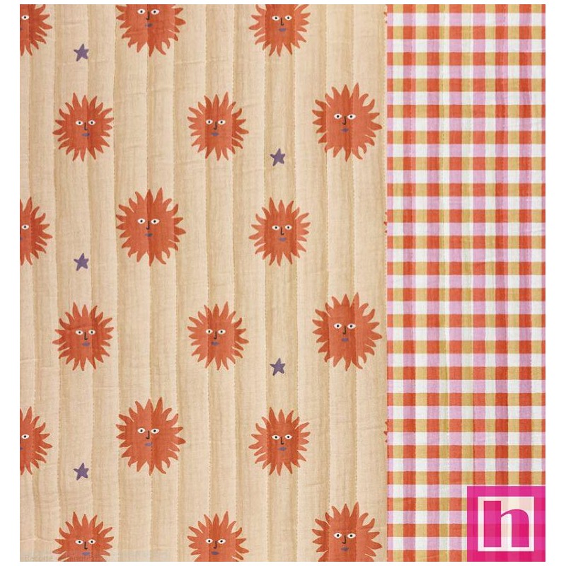 67261 ACOLCHADO ESTAMPADO BEILAN (01) 144 CM. 310 GR/M2. ALGODON 100% MELOCOTON/MULTI Venta en piezas de 5.00 M
