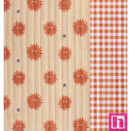 67261 ACOLCHADO ESTAMPADO BEILAN (01) 144 CM. 310 GR/M2. ALGODON 100% MELOCOTON/MULTI Venta en piezas de 5.00 M