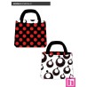 67448 TOTE BAGS ZARCILLO - REVERSIBLE Y REPELENTE AL AGUA (28) 45X50 CMS. POLIESTER 100% BCO/ROJO/NEGRO Venta en piezas de 1.00