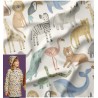 67644 TEJIDO ANORAK-IMPERMEABLE BABIES-ZOO (01) 140 CM. 220 GR/M2. POLIURETANO 100% BLANCO Venta en piezas de 10.00 M