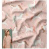 67646 TEJIDO ANORAK-IMPERMEABLE BABIES-UNICORNIO (03) 140 CM. 220 GR/M2. POLIURETANO 100% ROSA Venta en piezas de 10.00 M