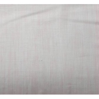 67806 TEJIDO TRAMADO TREVISO (04) 1.50 M. 110 GR/M2. ALGODON 100% BLANCO/ROSA Venta en piezas de 6.00 M