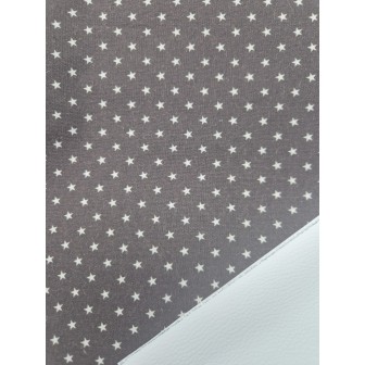 68020 TEJIDO ESTAMPADO SESAMO (83) 150 CM. 145 GR/M2. ALGODON 100% MARRON/NATURAL Venta en piezas de 10.00 M