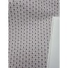 68033 TEJIDO ESTAMPADO SESAMO (96) 150 CM. 145 GR/M2. ALGODON 100% NATURAL/MORADO Venta en piezas de 10.00 M