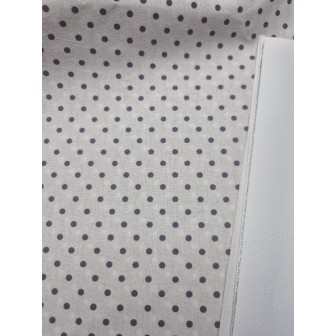 68035 TEJIDO ESTAMPADO SESAMO (98) 150 CM. 145 GR/M2. ALGODON 100% NATURAL/MORADO Venta en piezas de 10.00 M