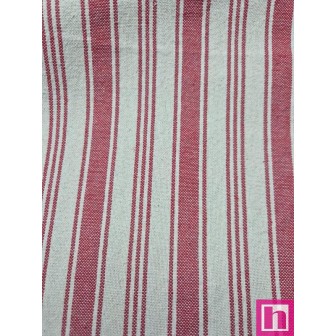 68063 TEJIDO TRAMADO NOREL (24) 150 CM. ALGODON 100% ROJO Venta en piezas de 7.00 M