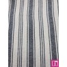 68066 TEJIDO TRAMADO NOREL (27) 150 CM. ALGODON 100% NEGRO Venta en piezas de 7.00 M