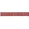 727387-0009 ENTREDOS BOLILLO NIARA 23 MM. POLIESTER 100% ROJO Venta en piezas de 25.00 M