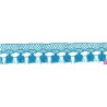 727388-016 FLECO BOLILLO SHAIRA 30 MM. POLIESTER 100% TURQUESA Venta en piezas de 25.00 M