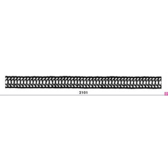 727390-2101 GALON FANTASIA ANAYA 10 MM. POLIESTER 100% NEGRO/PLATA Venta en piezas de 25.00 M