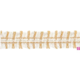 901033-03 GALON FLECO FANTASIA JASIRA 42 MM. POLIESTER 100% NATURAL/BEIG Venta en piezas de 10.00 M