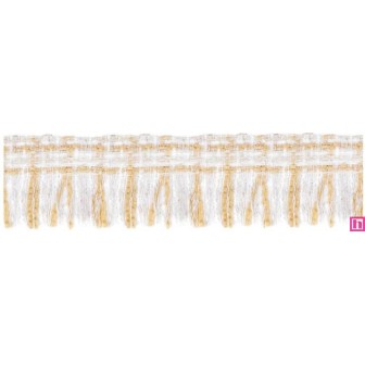 901034-03 FLECO FANTASIA JASIRA 45 MM. POLIESTER 100% NATURAL/BEIG Venta en piezas de 10.00 M
