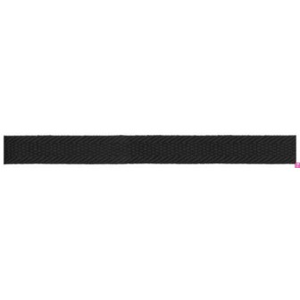 903069-15-02 CINTA TEJIDA INAYA 15 MM. POLIESTER 100% NEGRO Venta en piezas de 45.00 M