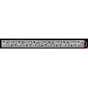 908249-0001 GALON GUIPUR FANTASIA AICHA 12 MM. POLIESTER + POLIETILENO BLANCO Venta en piezas de 13.70 M