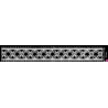 908250-0001 GALON GUIPUR FANTASIA AICHA 23 MM. POLIESTER + POLIETILENO BLANCO Venta en piezas de 13.70 M