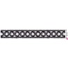 908250-0002 GALON GUIPUR FANTASIA AICHA 23 MM. POLIESTER + POLIETILENO NEGRO Venta en piezas de 13.70 M