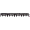 908251-0002 GALON GUIPUR FANTASIA AICHA 17 MM. POLIESTER + POLIETILENO NEGRO Venta en piezas de 13.70 M