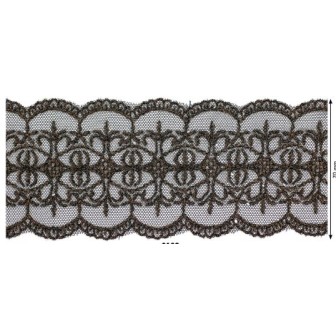 908258-102 GALON TUL FANTASIA 70 MM. GAMORA POLIESTER 100% COBRE Venta en piezas de 9.10 M