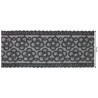 908259-103 GALON TUL FANTASIA 65 MM. DULCIE POLIESTER 100% PLATA Venta en piezas de 9.10 M