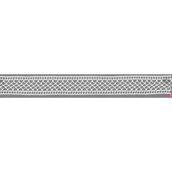 9270-0 ENTREDOS REJILLA BOLILLO TRUMAN 17 MM. ALGODON 100% BLANCO Venta en piezas de 25.00 M