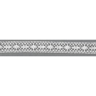 9296-004 ENTREDOS BOLILLO IZAR 20 MM. ALGODON 100% NEGRO Venta en piezas de 25.00 M