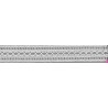 9298-0 ENTREDOS PASACINTAS BOLILLO NICOLE 25 MM. ALGODON 100% BLANCO Venta en piezas de 25.00 M