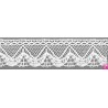 9300-0 PUNTILLA BOLILLO IVOON 40 MM. ALGODON 100% BLANCO Venta en piezas de 25.00 M