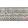 9310-102 PUNTILLA BOLILLO JACKY 60 MM. ALGODON 100% MARFIL Venta en piezas de 25.00 M