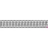 9311-0 GALON BOLILLO KAEL 23 MM. ALGODON 100% BLANCO Venta en piezas de 25.00 M
