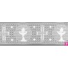 9314-0 ENTREDOS BOLILLO ZYAN 60 MM. ALGODON 100% BLANCO Venta en piezas de 25.00 M