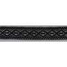 9316-004 ENTREDOS BOLILLO ENEBRO 25 MM. ALGODON 100% NEGRO Venta en piezas de 25.00 M