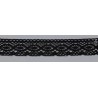 9317-004 PUNTILLA BOLILLO ENEBRO 25 MM. ALGODON 100% NEGRO Venta en piezas de 25.00 M