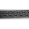 9319-004 ENTREDOS BOLILLO CLAVO 35 MM. ALGODON 100% NEGRO Venta en piezas de 25.00 M