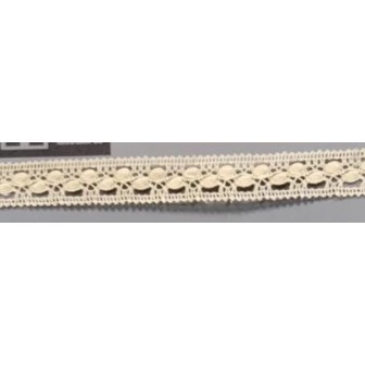 9323-102 ENTREDOS BOLILLO ENELDO 15 MM. ALGODON 100% MARFL Venta en piezas de 25.00 M