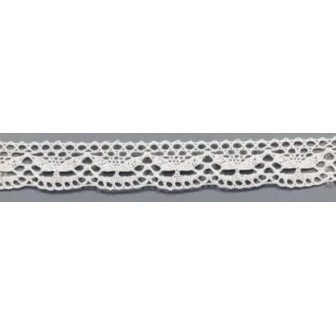 9328-000 PUNTILLA BOLILLO DAIKON 20 MM. ALGODON 100% BLANCO Venta en piezas de 25.00 M