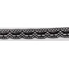 9328-004 PUNTILLA BOLILLO DAIKON 20 MM. ALGODON 100% NEGRO Venta en piezas de 25.00 M