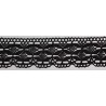 9330-004 PUNTILLA BOLILLO DAIKON 40 MM. ALGODON 100% NEGRO Venta en piezas de 25.00 M